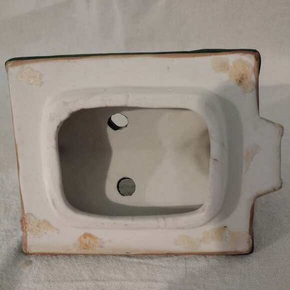 Vintage Hand Painted Porcelain Bisque Church Building Handcrafted - Picture 7 of 7